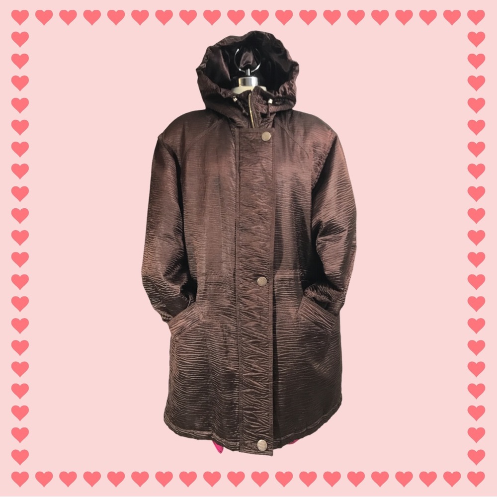 NOVELTI EATON Thermoloft Brown Hoodie Jacket Size XL